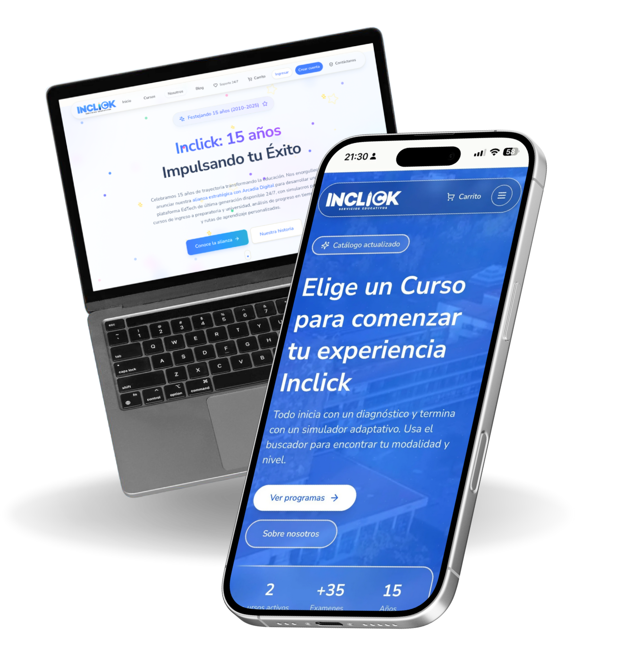 Inclick Platform Mockup